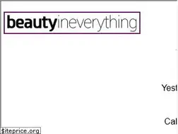 Sites similar to beautyineverything.com