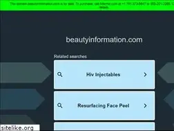 Sites similar to beautyinformation.com