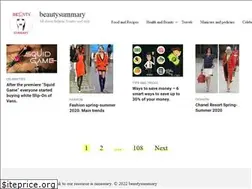 Sites similar to beautysummary.com