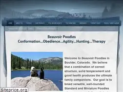 Sites similar to beauvoirpoodles.com