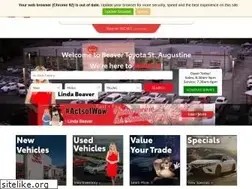 Sites similar to beavertoyotastaugustine.com