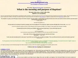 Sites similar to bebaptized.org