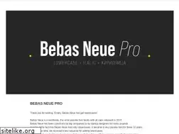 Sites similar to bebasneue.com