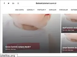 Sites similar to bebekisimleri.com.tr