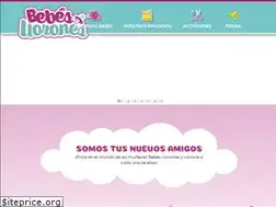 Sites similar to bebesllorones.es