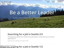 Sites similar to bebetterleader.com