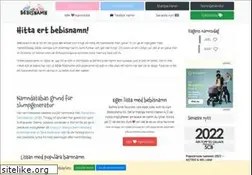 Sites similar to bebisnamn.se