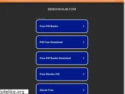 Sites similar to bebookslib.com