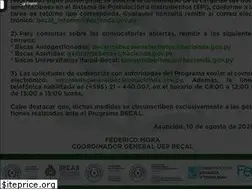 Sites similar to becal.gov.py
