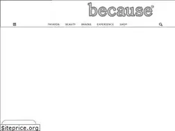 Sites similar to becausemagazine.com