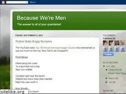 Sites similar to becauseweremen.blogspot.com