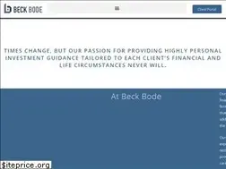 Sites similar to beckbode.com