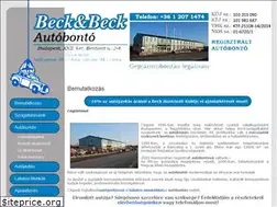 Sites similar to beckbonto.hu