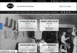 Sites similar to beckboots.com