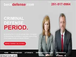 Sites similar to beckdefense.com