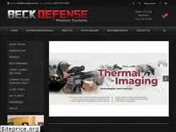 Sites similar to beckdefense.net
