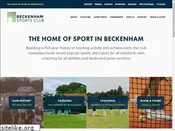 Sites similar to beckenhamsportsclub.co.uk