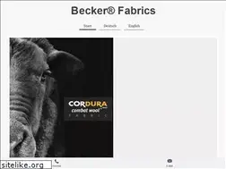 Sites similar to becker-fabrics.de