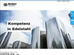 Sites similar to becker-tanks.de