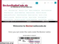 Sites similar to beckerradiocode.de