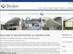 Sites similar to beckerroof.com