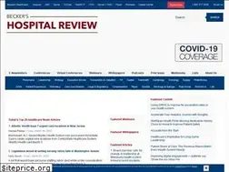 Sites similar to beckershospitalreview.com