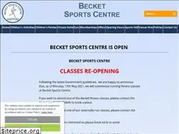 Sites similar to becketsportscentre.co.uk