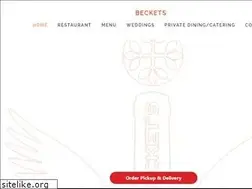 Sites similar to becketsrestaurant.com