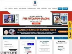 Sites similar to beckett-authentication.com