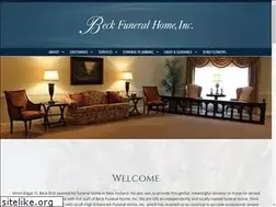 Sites similar to beckfuneral.com