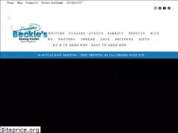 Sites similar to beckiessewingcenter.com