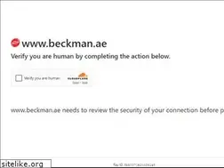 Sites similar to beckman.ae