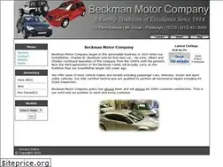 Sites similar to beckmanmotorcompany.com