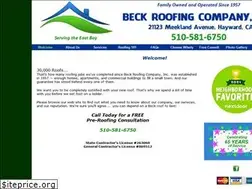 Sites similar to beckroofingonline.com