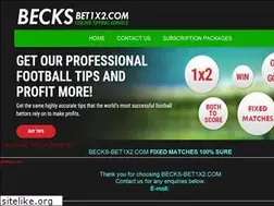 Sites similar to becks-bet1x2.com