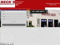 Sites similar to becksauto.com