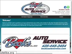Sites similar to becksautoservice.com