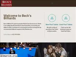 Sites similar to becksbilliards.com