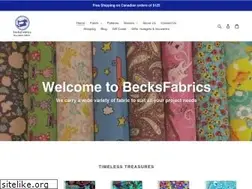 Sites similar to becksfabrics.com