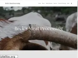 Sites similar to becksmeatprocessing.com