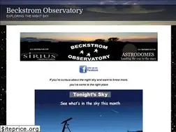 Sites similar to beckstromobservatory.com