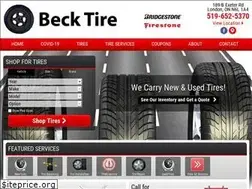 Sites similar to becktire.com