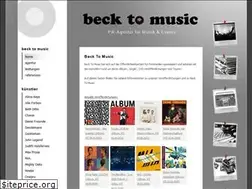 Sites similar to becktomusic.de