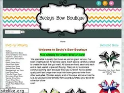 Sites similar to beckysbowboutique.com