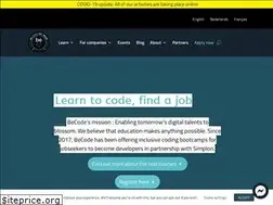 Sites similar to becode.org