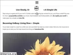 Sites similar to becomingunbusy.com