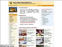Sites similar to becs.nyaralunk.hu