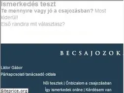 Sites similar to becsajozok.hu