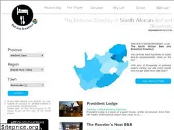 Sites similar to bedandbreakfast.co.za