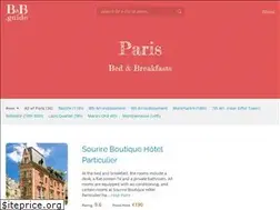 Sites similar to bedbreakfast-paris.com